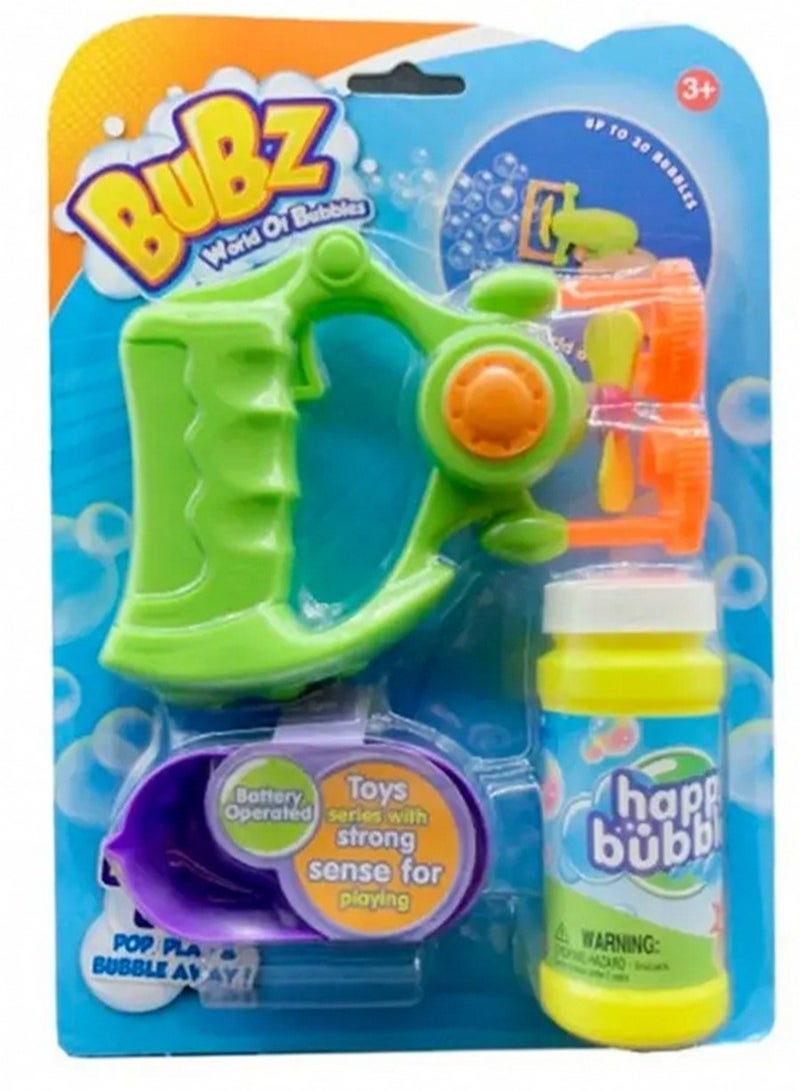 BUBZ Electric Bubble Machine Assorted Colors
